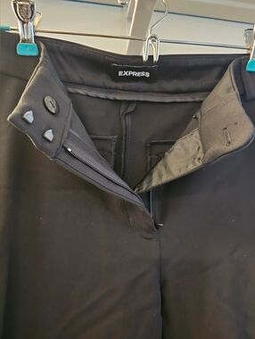 EXPRESS Size 4R Black High-Rise Skinny Dress Pant